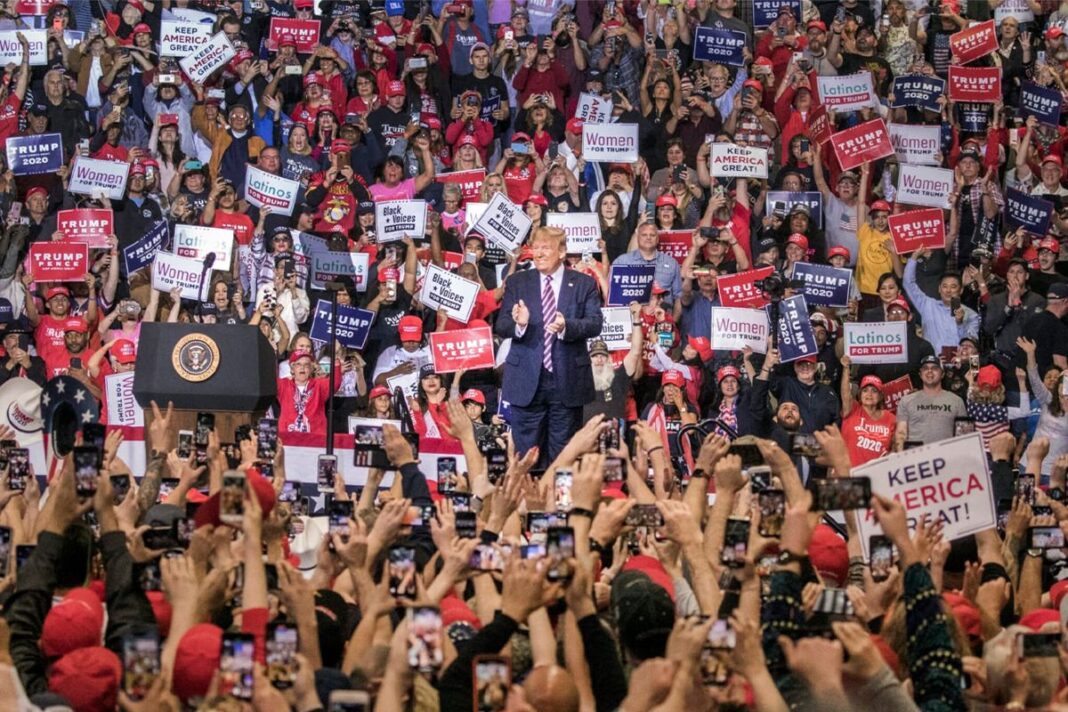 Trump Rally Crowd