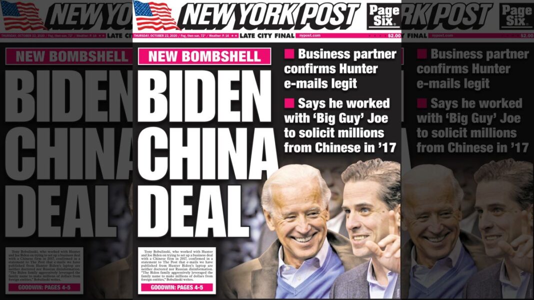 Biden China Deal in New York Post