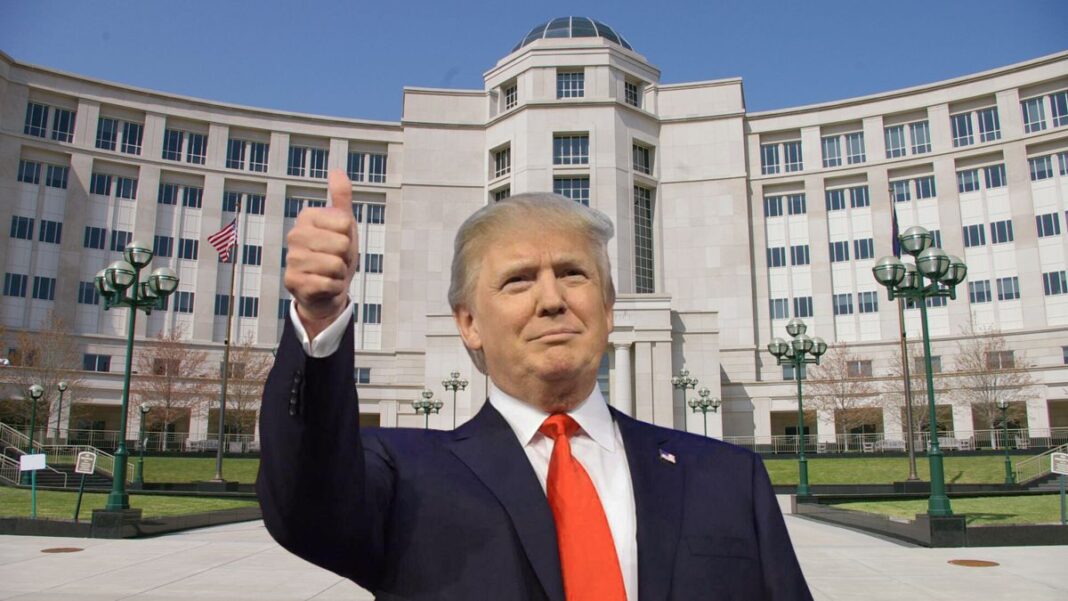 President Donald Trump and Michigan Supreme Court