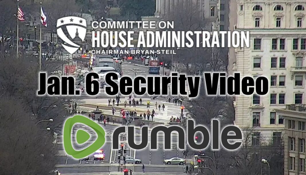 New Rumble Channel Established for Release of Jan. 6 Security Video by Congress
