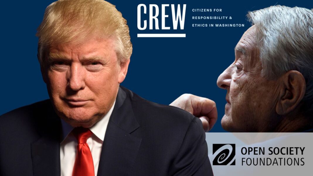 George Soros funded CREW