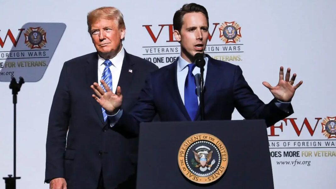 Donald Trump and Josh Hawley Attend VFW Event