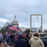 Pro-Trump protestors at the U.S. Capitol Jan. 6, 2020.