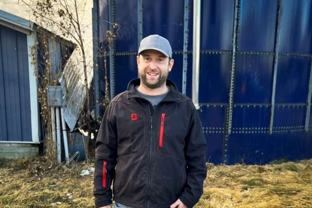 Minnesota farmer Lance Nistler, shown in December 2023