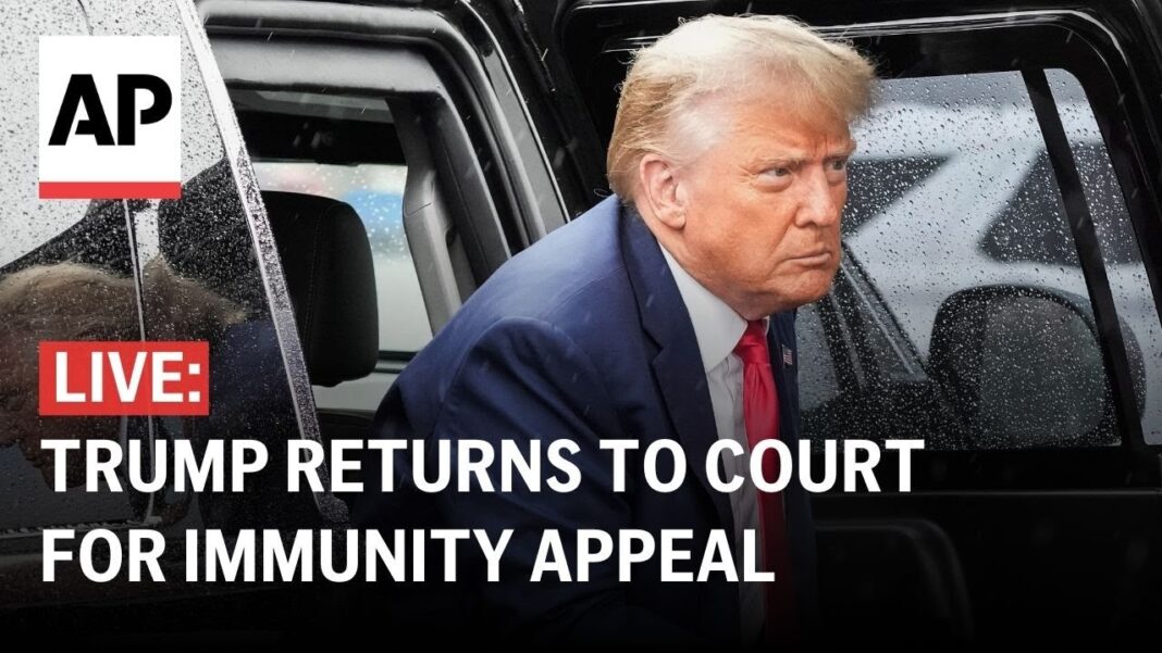 Trump Immunity Appeal Hearing