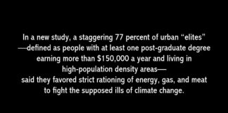 Urban Elites Favor Strict Rationing For Climate Change