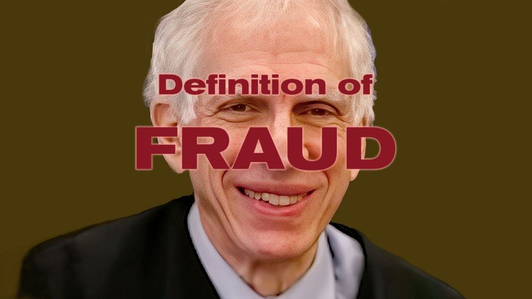 Ask Judge Arthur Engoron the Definition of Fraud