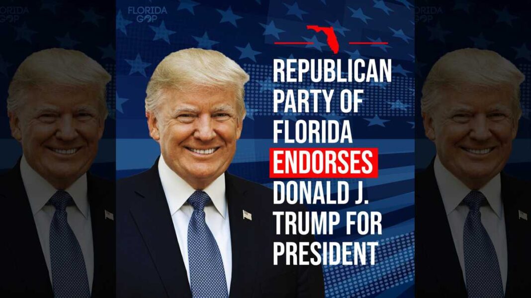 Florida Republican Party Endorses Trump for President