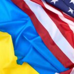 Ukraine & U.S. Flags