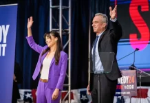 2024 Presidential Contender Robert F. Kennedy Jr. and Nicole Shanahan