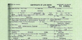 Certificate of Live Birth