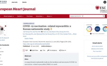 COVID-19 vaccination-related myocarditis: a Korean nationwide study