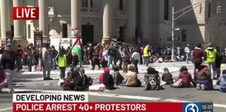 Police arrest 45 people during pro-Palestinian protest on Yale campus