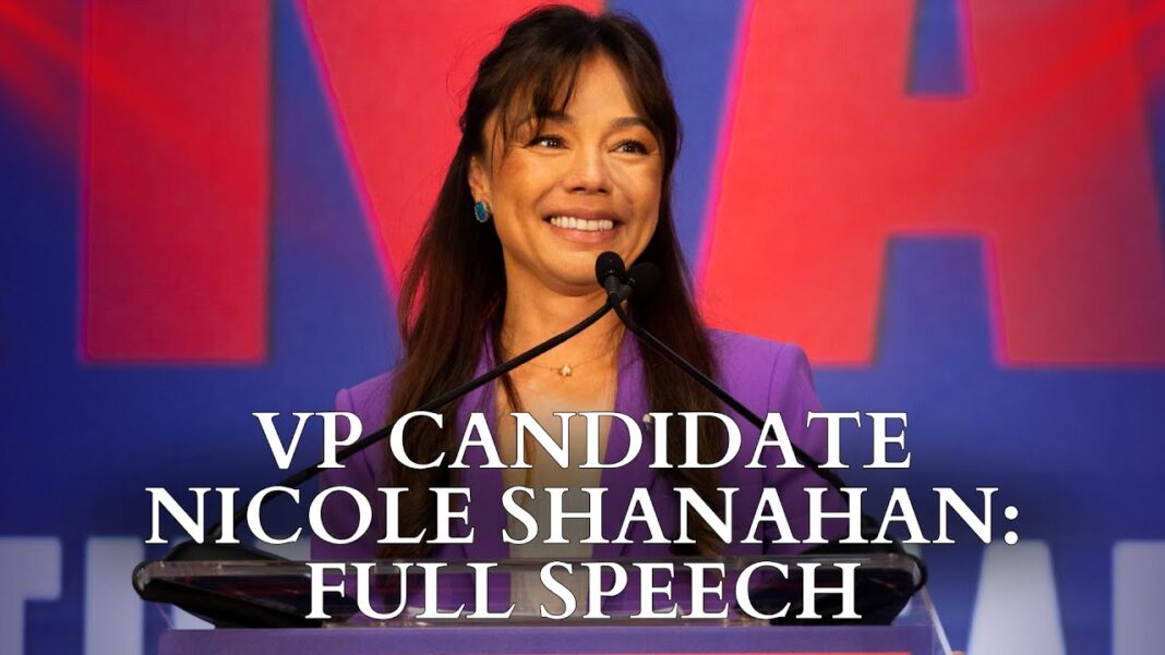 VP Candidate Nicole Shanahan: Full Speech