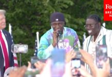 VIRAL MOMENT: Rappers Sleepy Hallow And Sheff G Join Trump Onstage At Bronx Campaign Rally