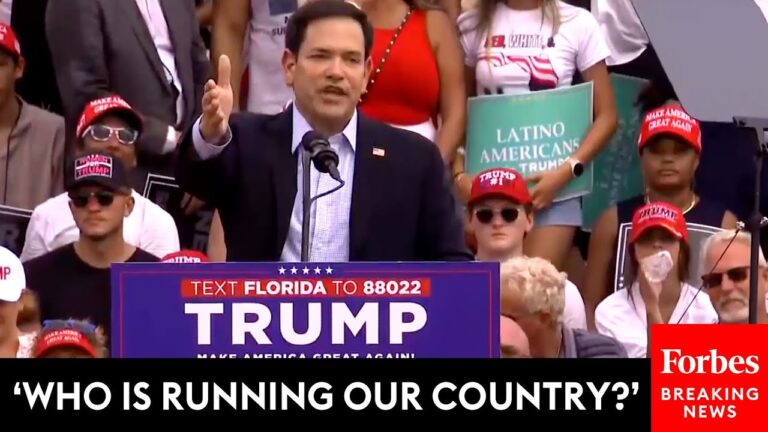 Trump Puts Spotlight On Rubio at Florida Rally Amid VP Speculation