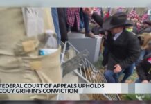 Appeals Court Upholds Conviction of Jan. 6 Protester Federal appeals court upholds Couy Griffin's conviction