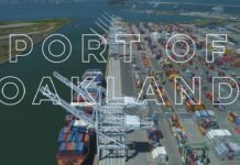 2 Small Businesses Sue Trump Admin Over New Forced Labor Tariffs Aerial Oakland: Port of Oakland