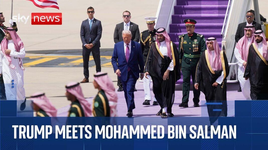 Trump lands in Saudi Arabia to kick off Middle East tour