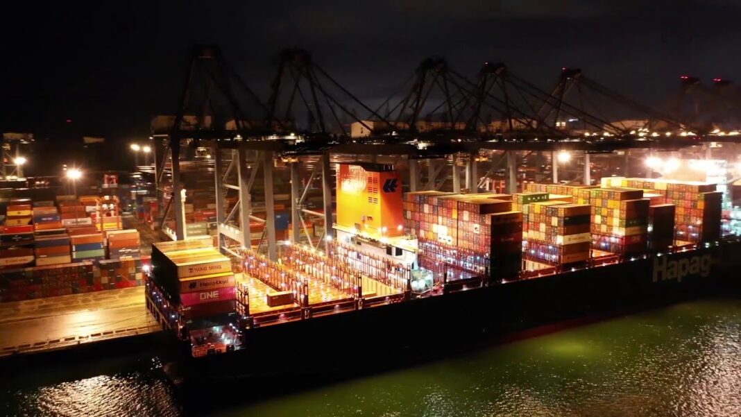 Yantian International Container Terminals_Shezhen Yiantian Port Aerial View_Shenzhen China