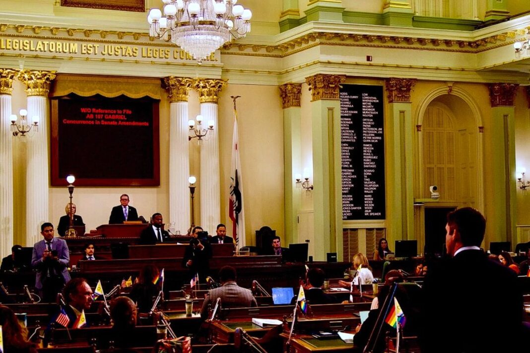 Budget debate on the California Assembly floor on June 13, 2024.