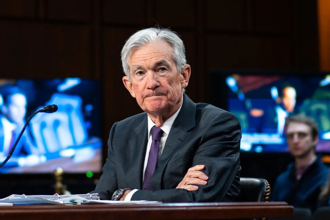 Federal Reserve chairman Jerome Powell testifies before Senate on Feb. 11, 2025.