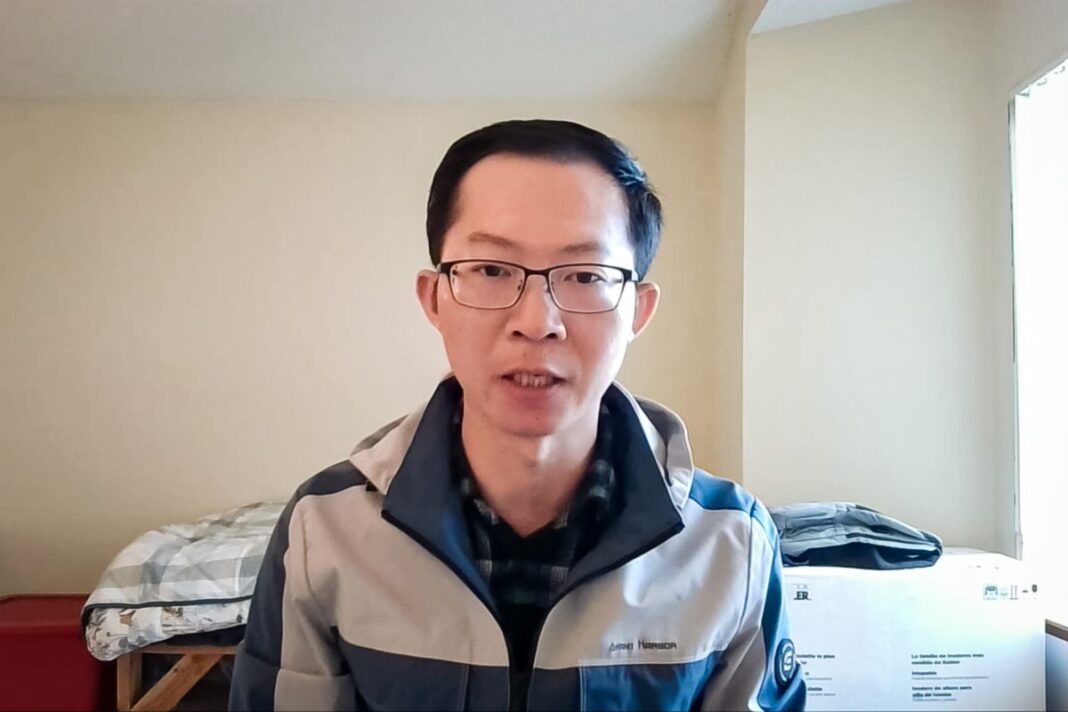 Luo Zhifei, a former local government worker in China now living in the United States.