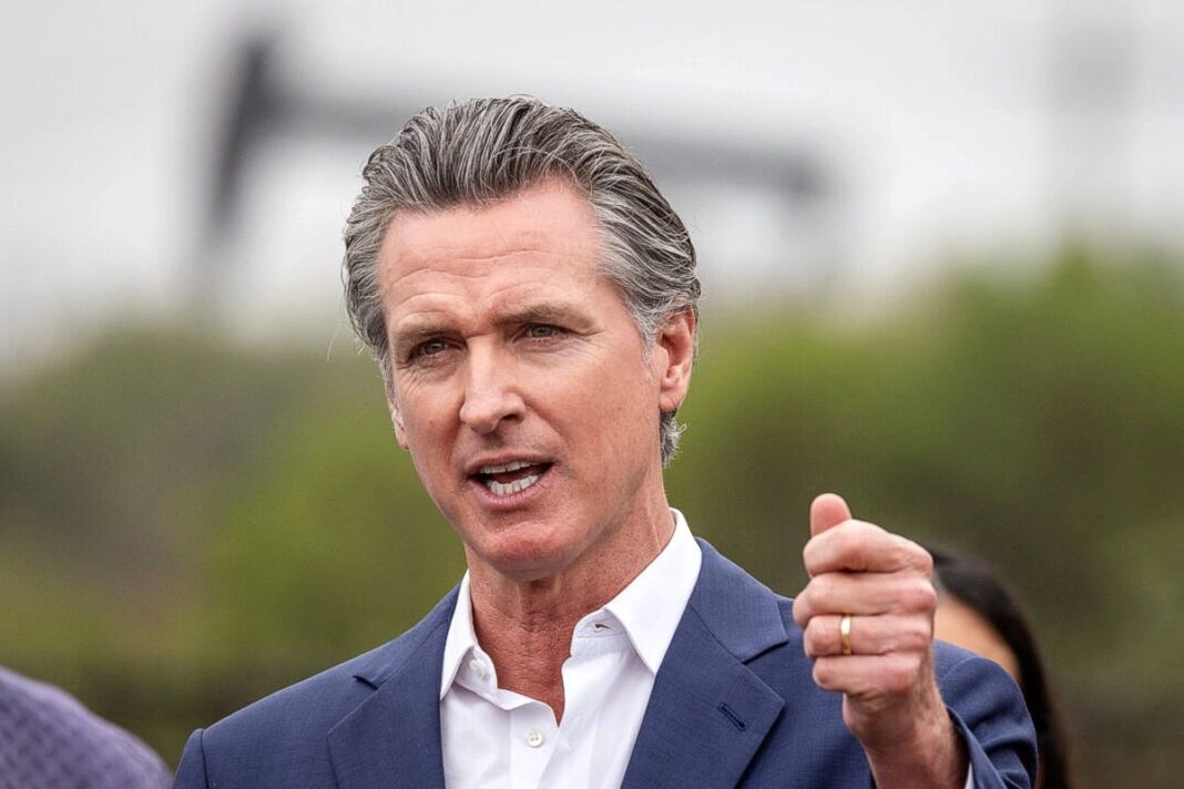 California Gov. Gavin Newsom speaks in Los Angeles on Sep. 25, 2024.