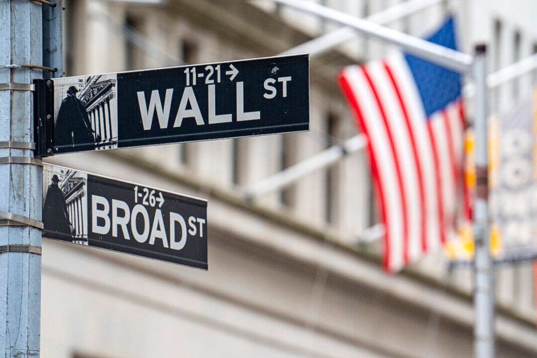 Wall Street in New York City on April 4, 2025.