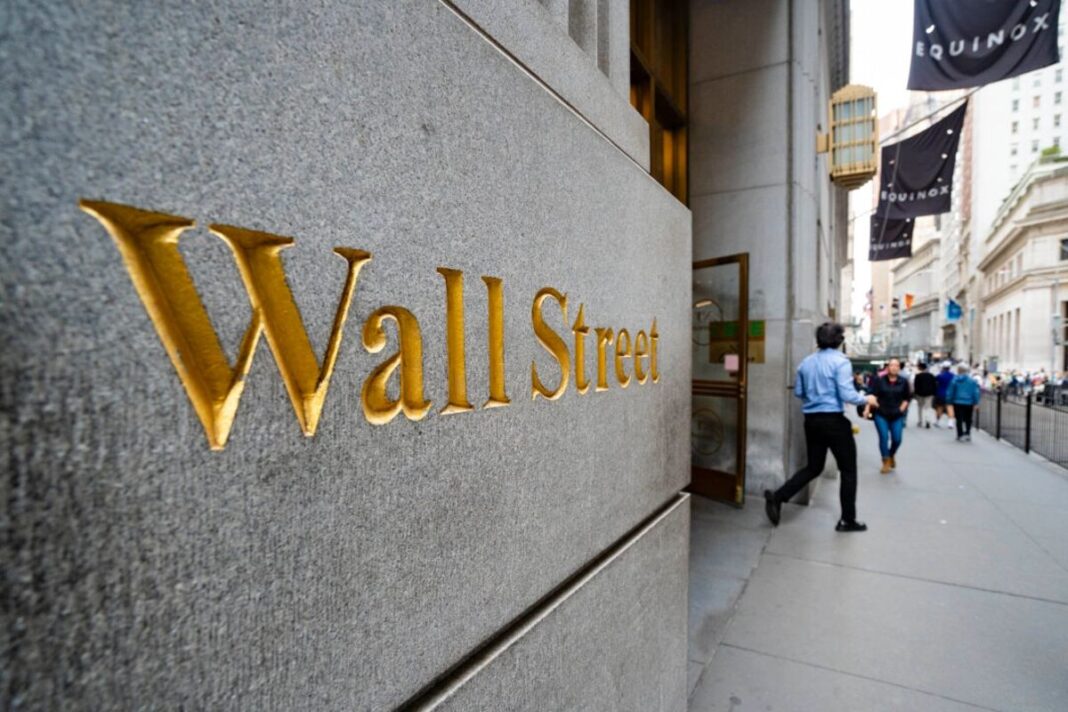 Wall Street in New York City on April 4, 2025.