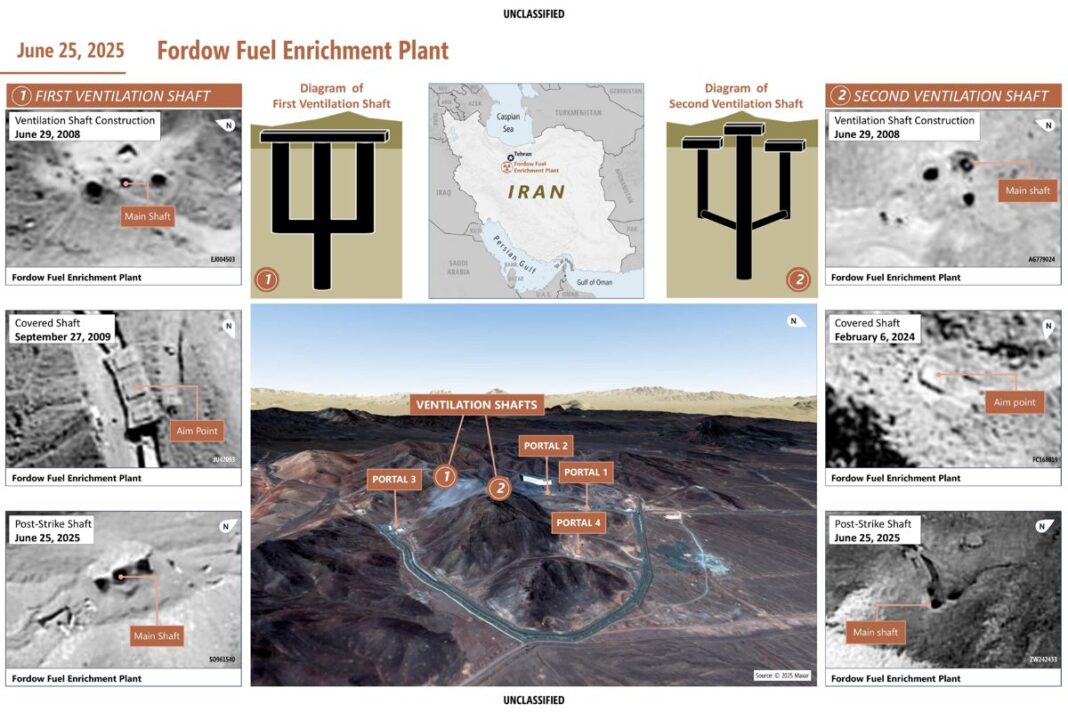 Fordow Fuel Enrichment Plant June 25, 2025