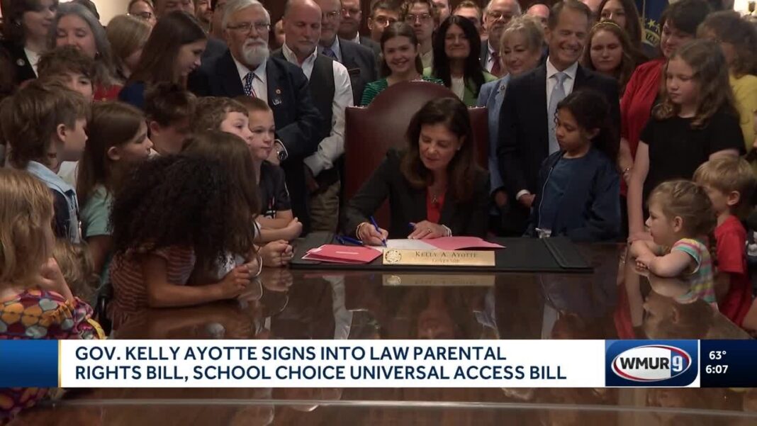 Ayotte signs into law parental rights, Education Freedom Accounts bills