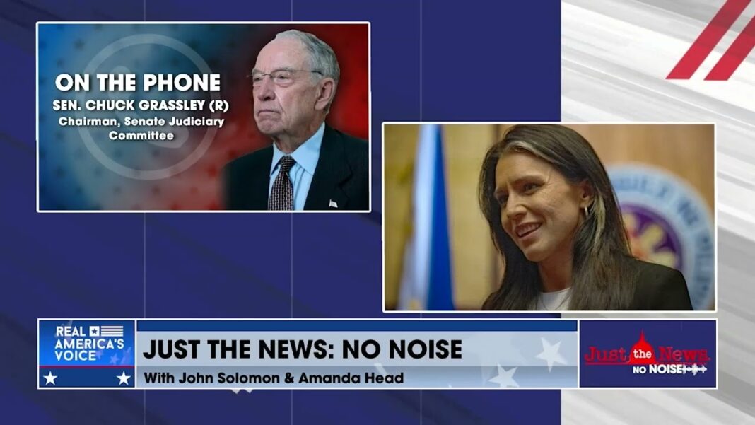 Grassley Joins John Solomon & Amanda Head on Just the News, No Noise to Discuss OIG Report