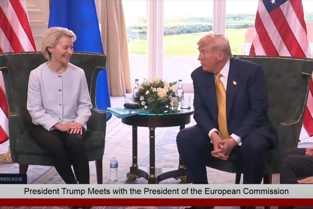 President Trump Meets with the President of the European Commission
