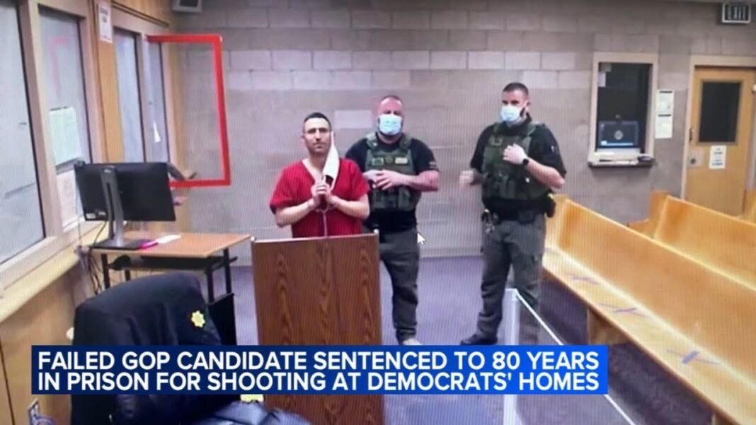 Failed NM candidate gets 80 years in shootings at officials’ homes