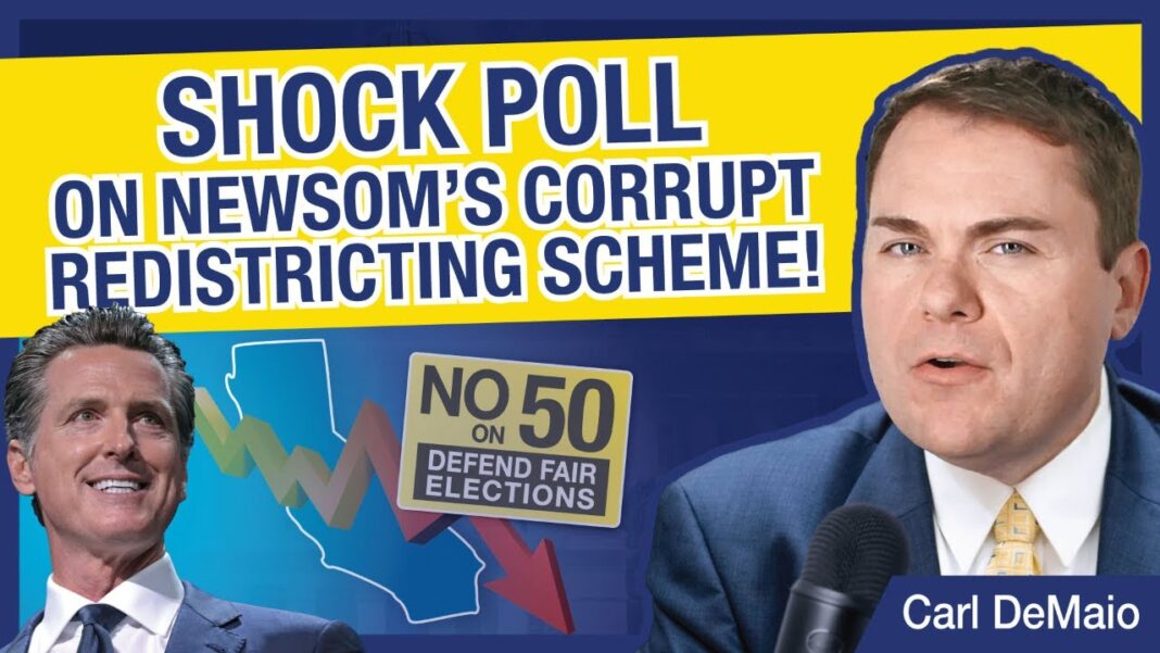 SHOCK POLL on Newsom’s Corrupt Redistricting Scheme!