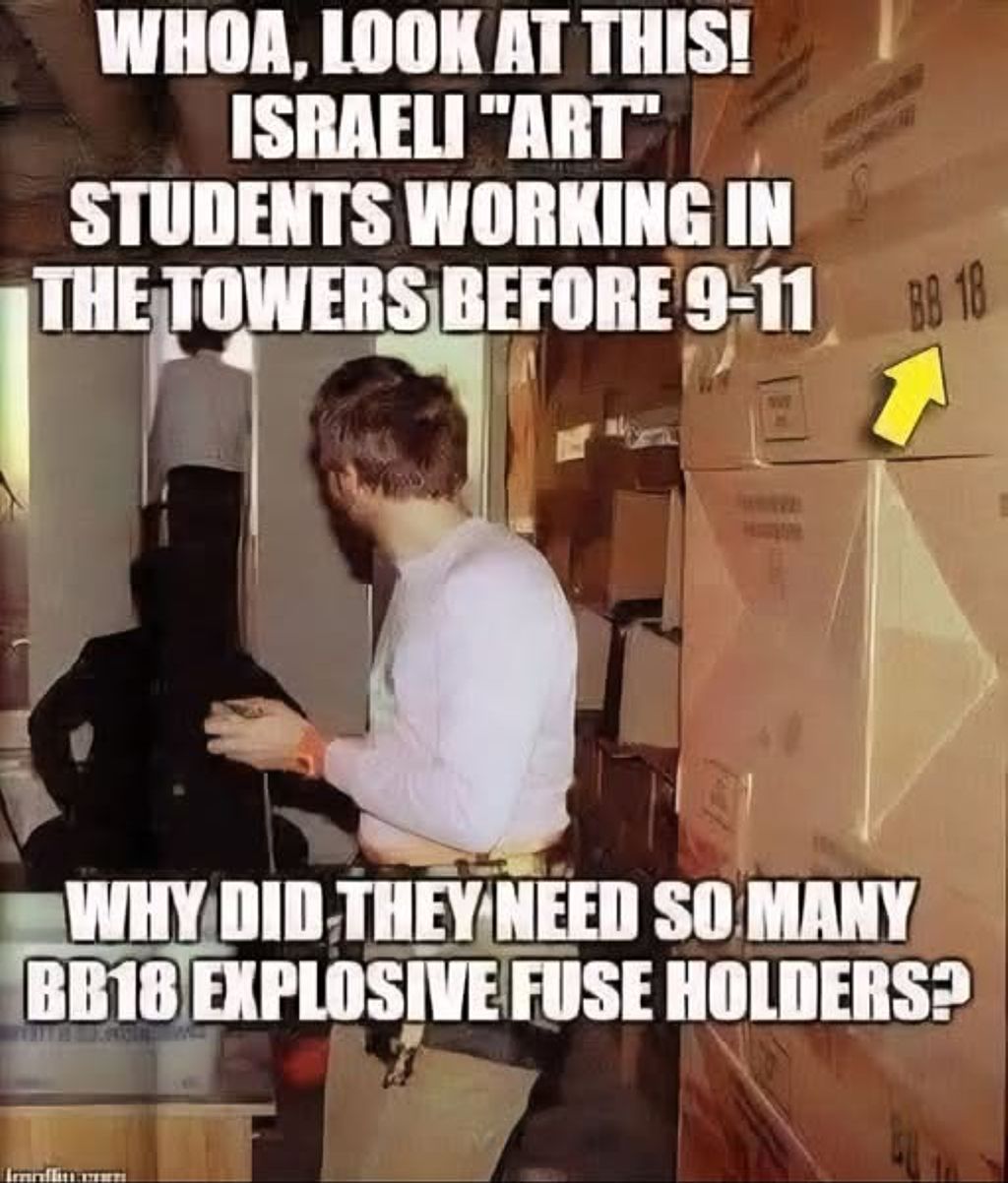 Whoa, look at this! Israeli "art" students working in the towers before 9-11