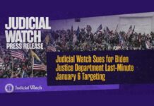 Judicial Watch Sues for Biden Justice Department Last-Minute January 6 Targeting