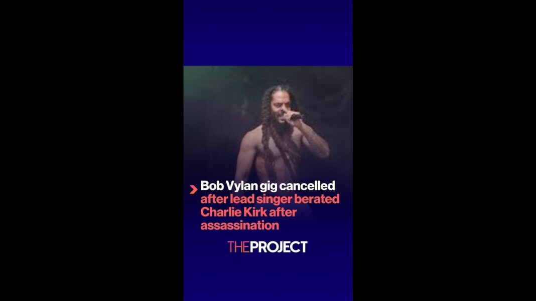 Bob Vylan gig cancelled after lead singer berated Charlie Kirk after assassination