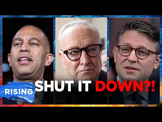 Dems REJECT GOP Stopgap As Deadline LOOMS; Shutdown Odds SPIKE | RISING