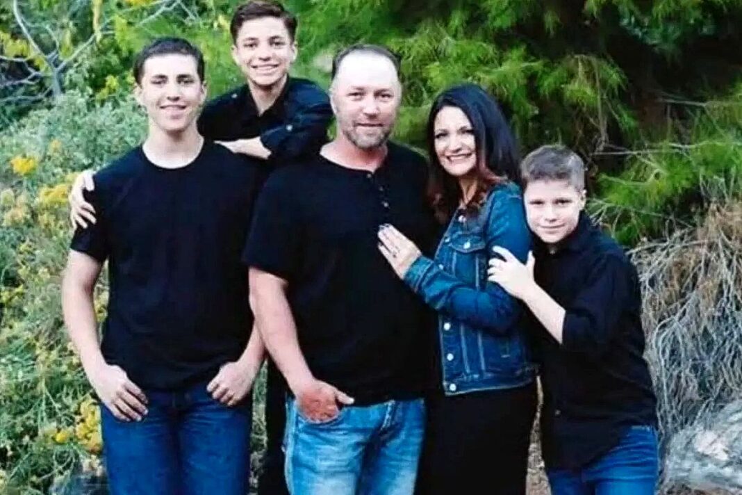 Tyler Robinson and his family.