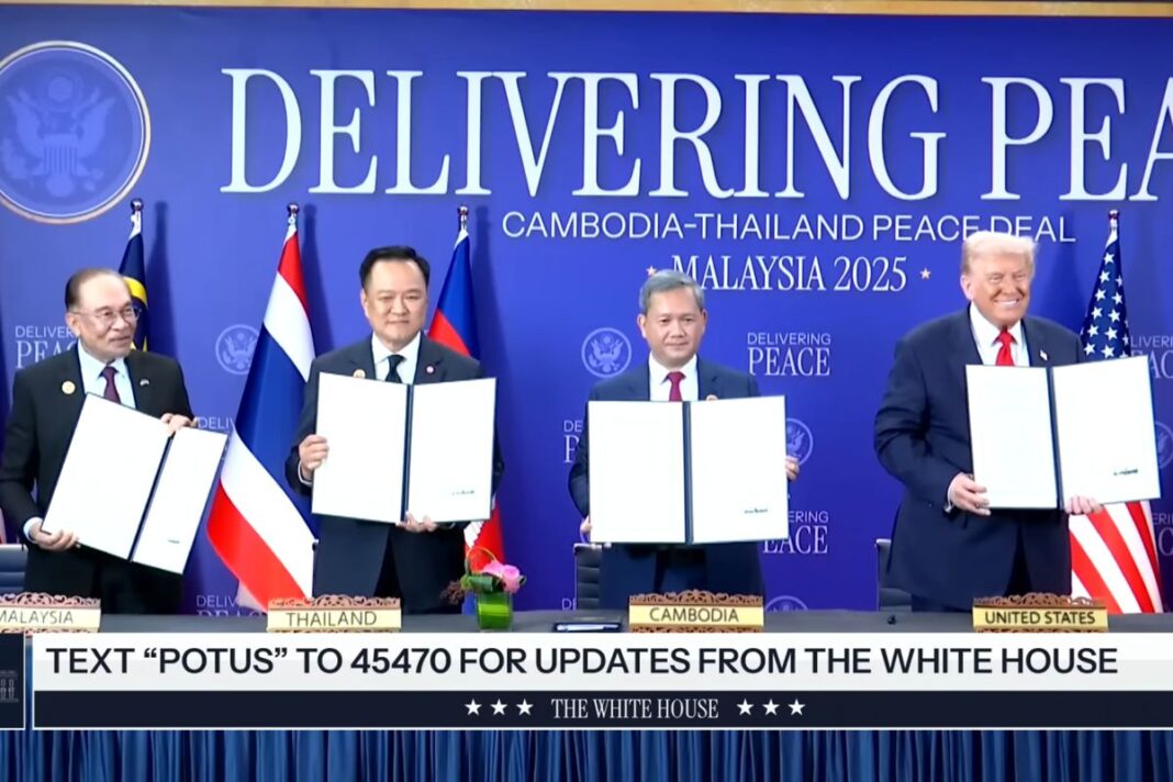 Trump Oversees Signing of Thailand–Cambodia Peace Deal
