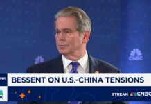 Treasury Sec. Bessent: Stock market decline won't deter U.S. from taking strong action against China