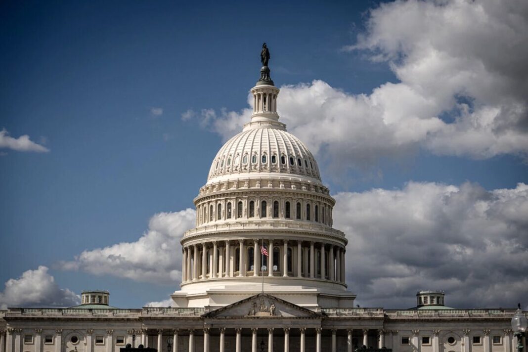 The U.S. Capitol building on the second day of the government shutdown on Capitol Hill in Washington on Oct. 2, 2025.