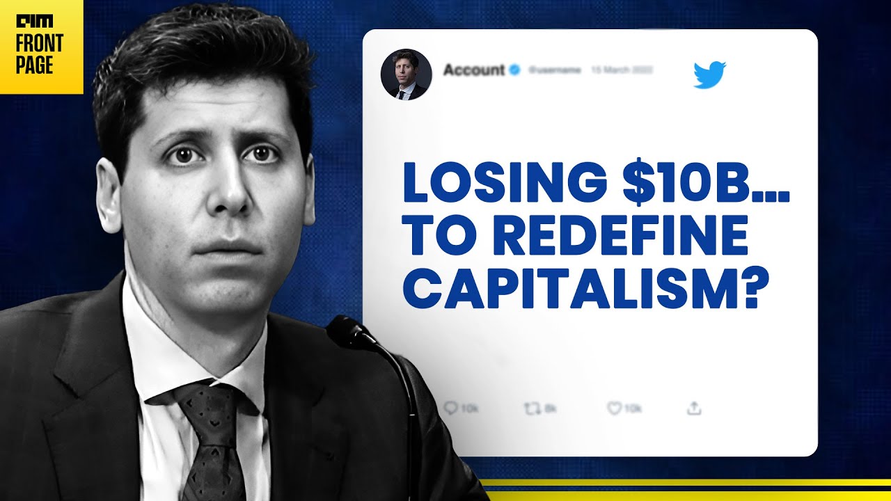 OpenAI Oligarch Pre-Emptively Demands Government Bailout When AI Bubble Bursts