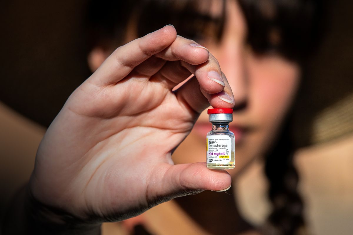 Chloe Cole, who began transitioning at age 12 and now regrets surgically removing her breasts.