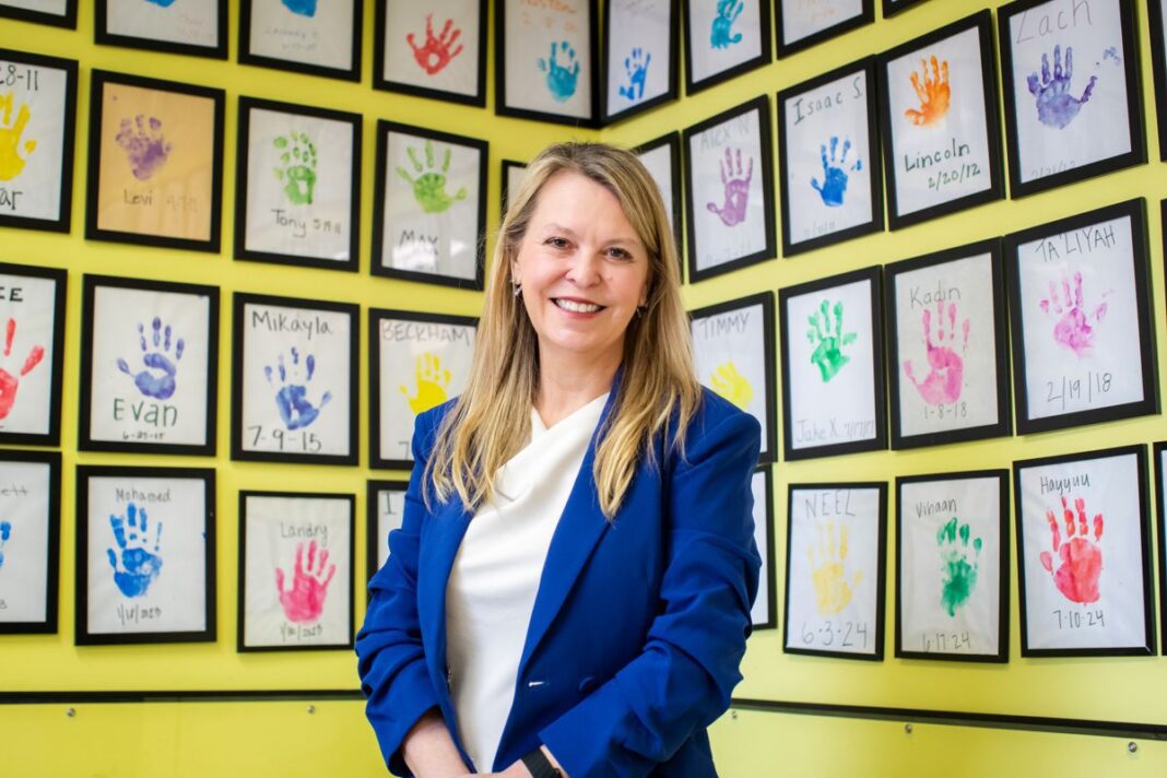 Jennifer Larson, founder and CEO of the Holland Center, in Minnetonka, Minn., on Feb. 11, 2026.