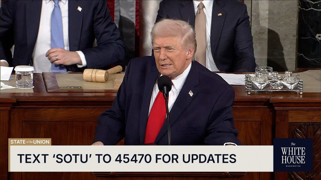 President Donald J. Trump’s 2026 State of the Union Address