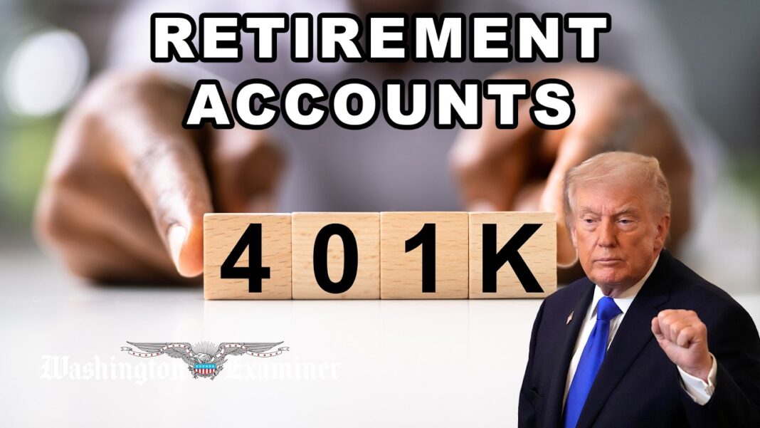 Trump pledges new retirement account plans for workers without 401(k)s
