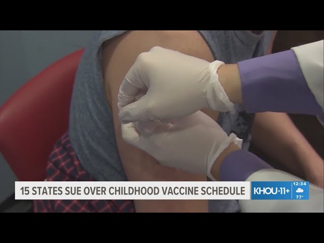 15 states sue Trump Administration over childhood vaccine schedule changes